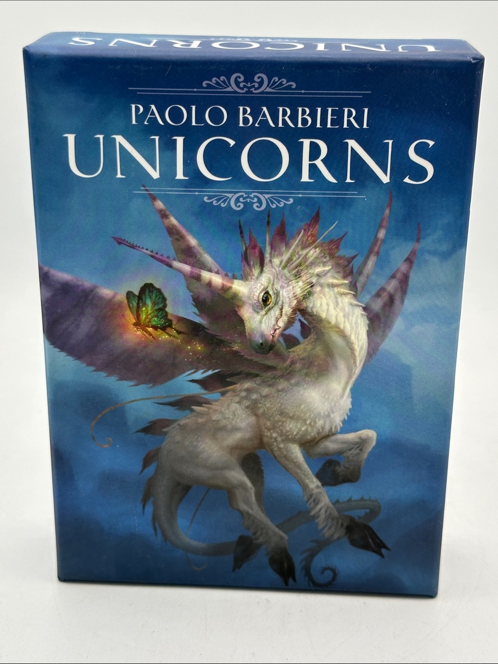 Unicorns Oracle deck by artist Paolo Barbieri, published by Lo Scarabeo